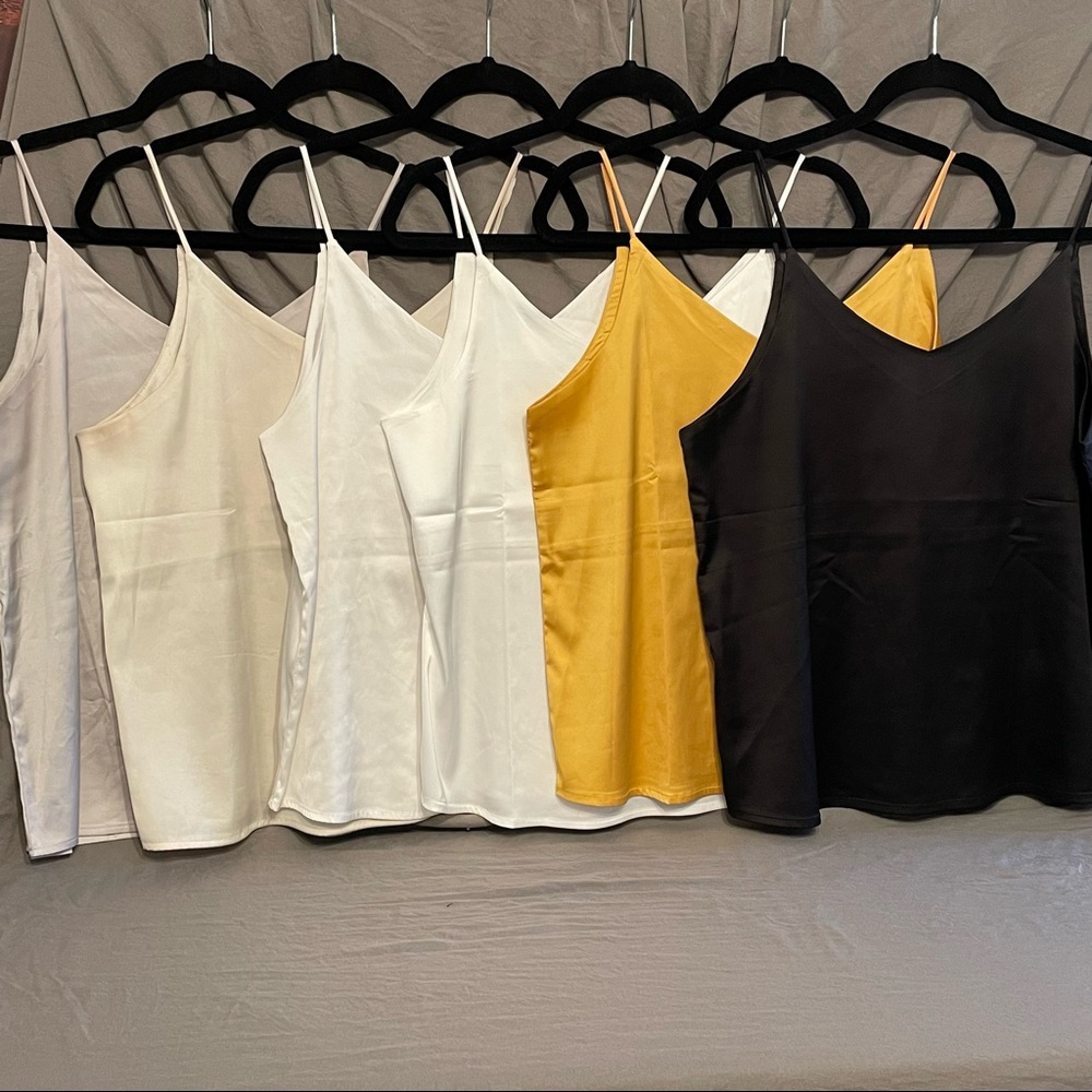 Satin Camis - set of 6